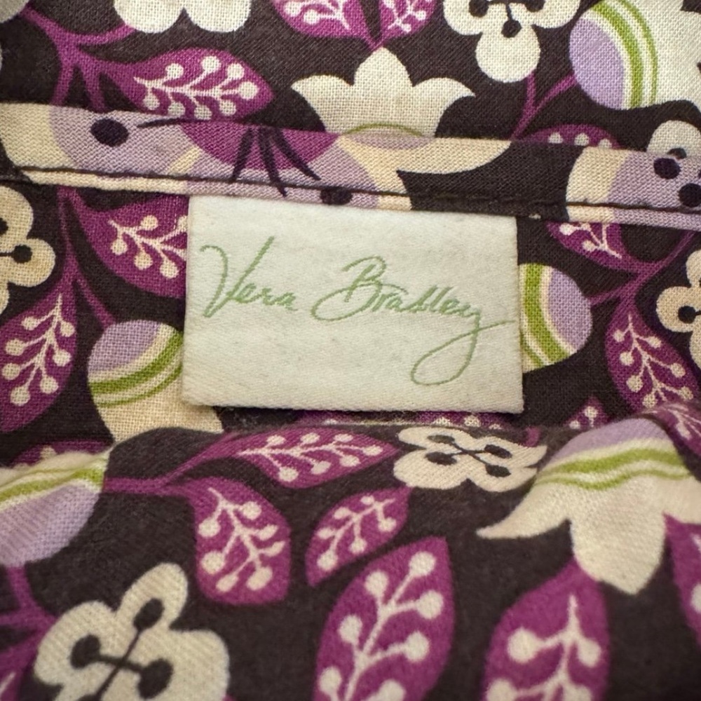 Vera Bradley Plum Petals Hipster Crossbody Bag - Picture 6 of 7